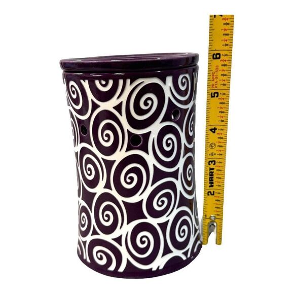Scentsy Full Size Wax Warmer Whirlygig Purple Never Used Christmas Gift Aroma - Picture 6 of 6